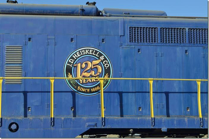 J D Heiskell & Co GP9 1886. Pixley CA. Neat logo.